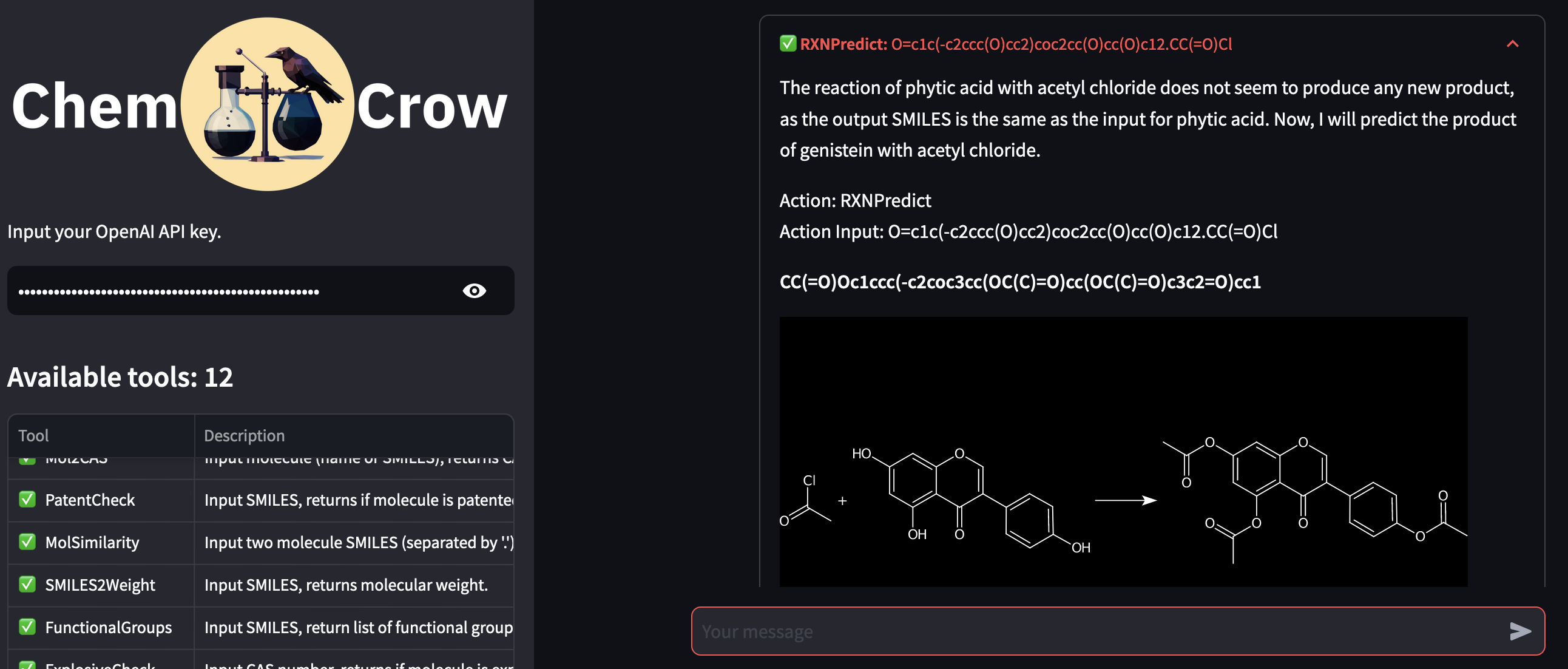 ChemCrow preview