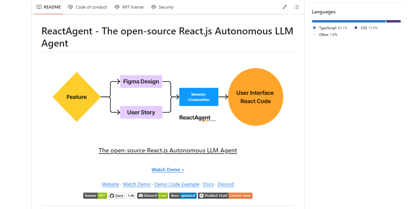 ReactAgent preview