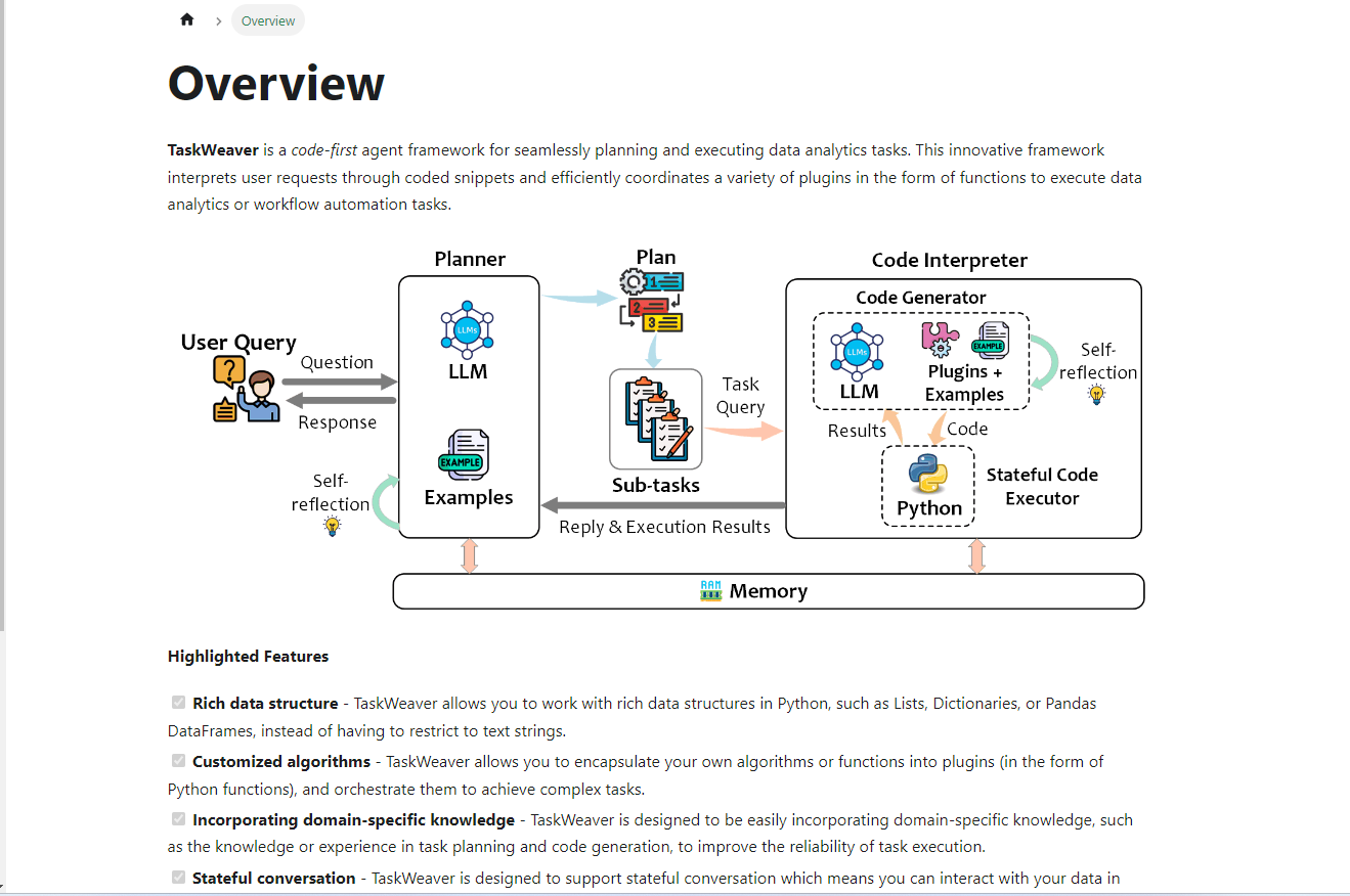 TaskWeaver preview