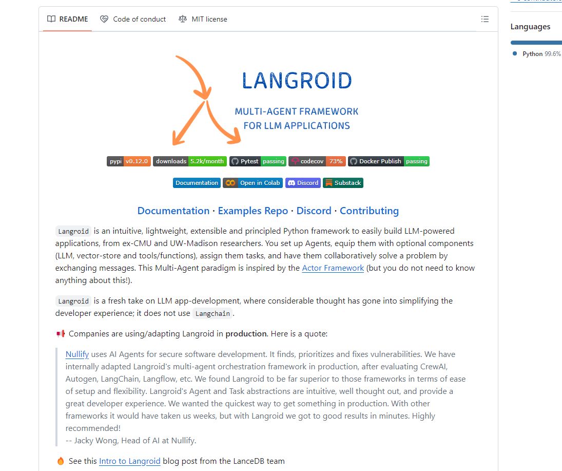 Langroid preview