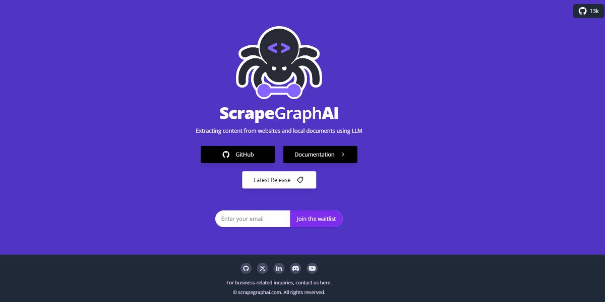 ScrapeGraphAI preview