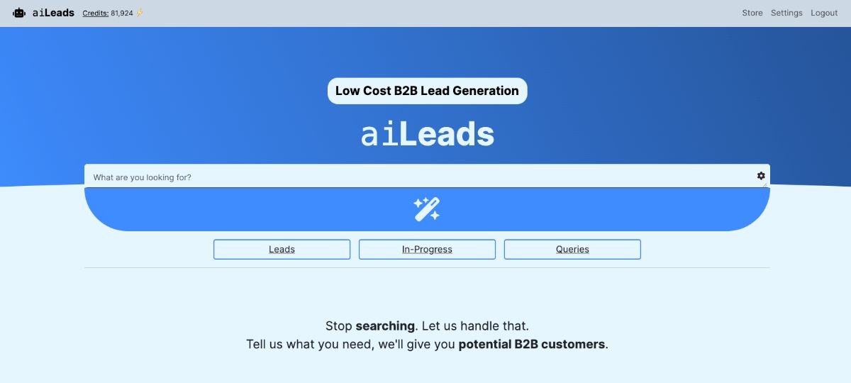 aiLEADS preview