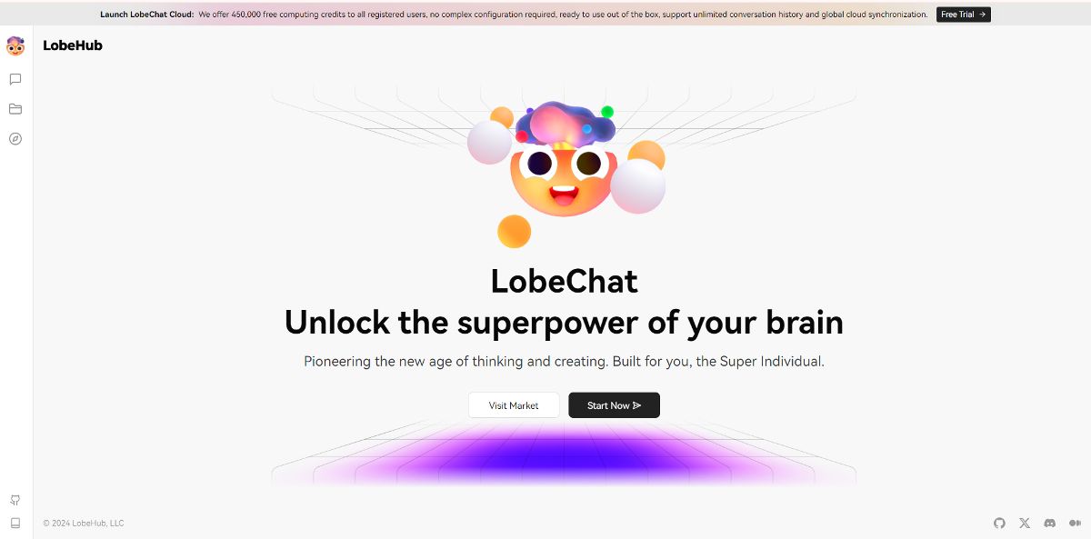 LobeChat preview