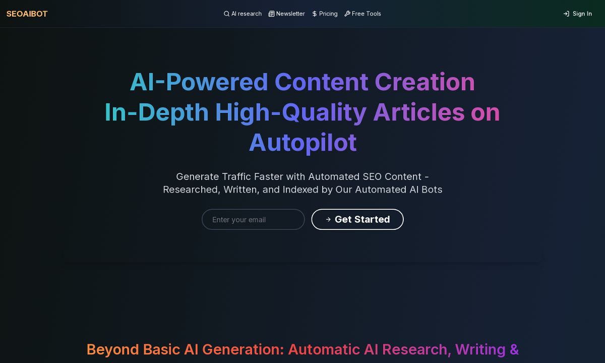 SEO AI Bot preview