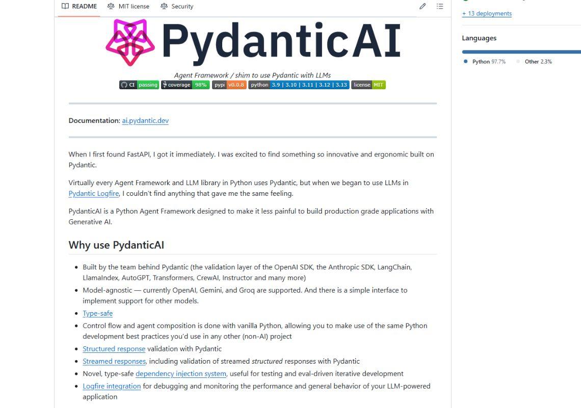 PydanticAI preview