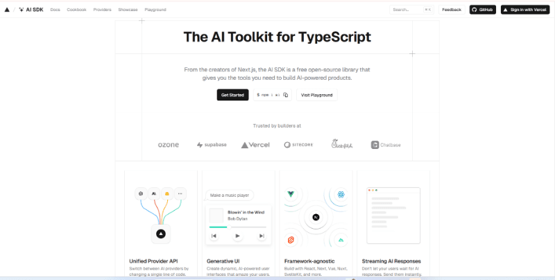 AI SDK preview