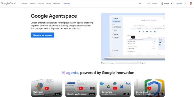 Agentspace preview