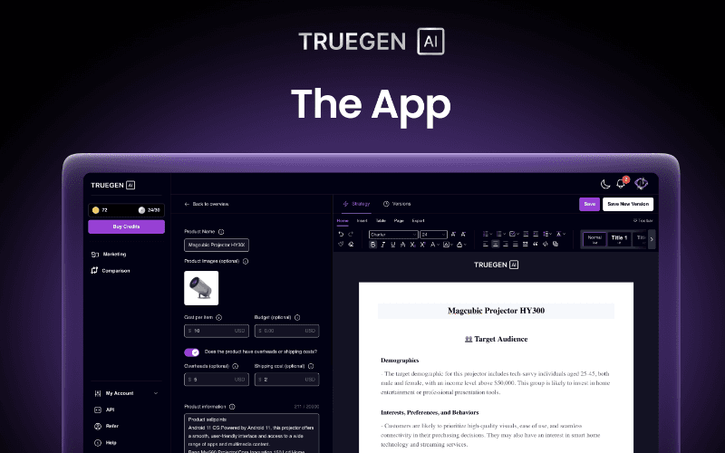 TrueGen.AI preview