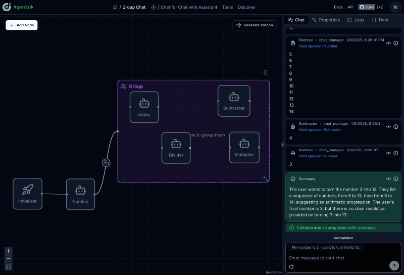 Agentok AI preview