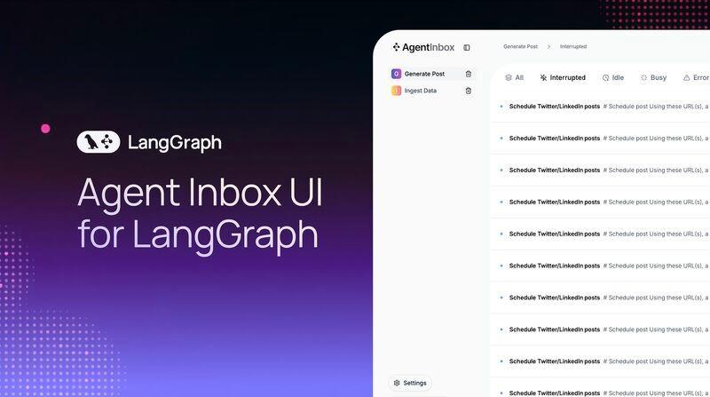 Agent Inbox UI preview