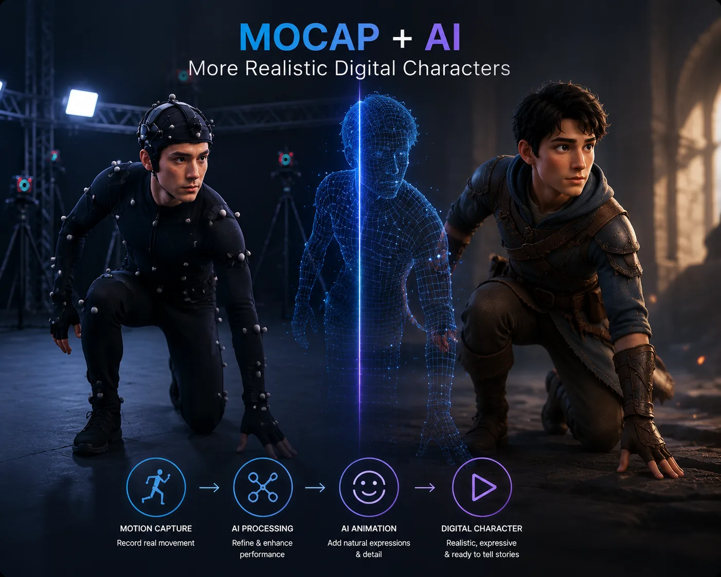 How Motion Capture and AI Are Creating More Realistic Digital Characters