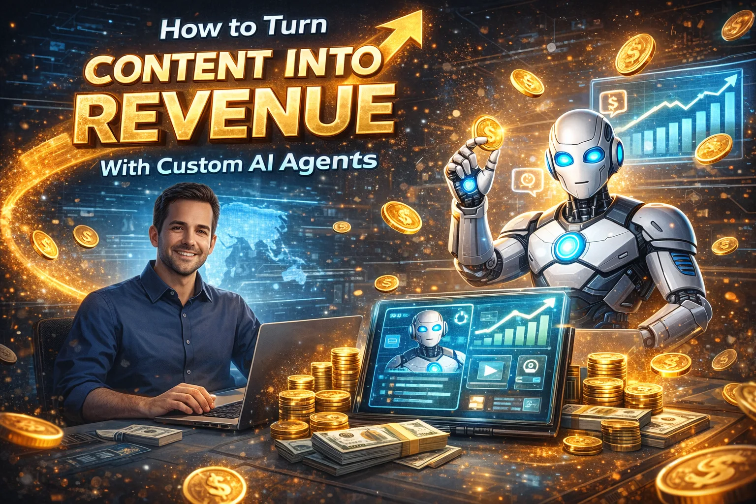 How to Turn Content Into Revenue With Custom AI Agents