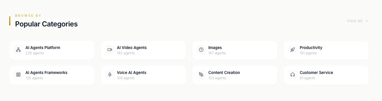 Top AI Agent Categories by Demand