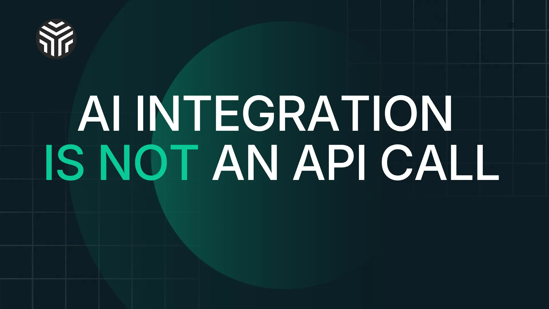 AI Integration Is Not an API Call