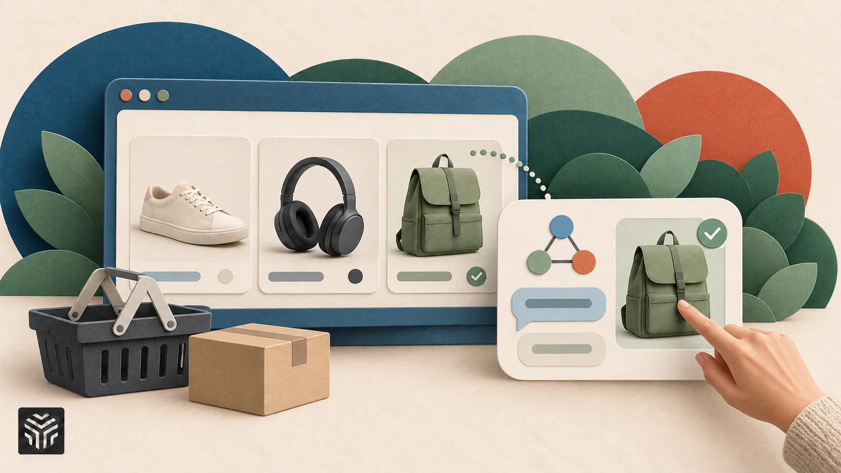 Curated shopping with a helpful digital assistant