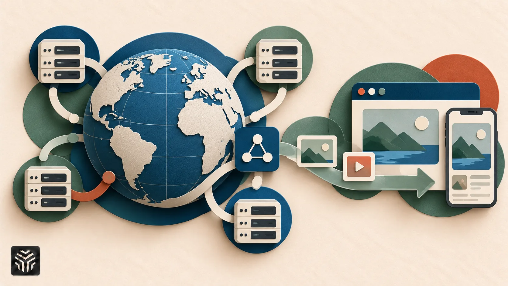 AI powered global content delivery